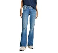 Pepe Jeans Flare Jeans MW, Blu (Denim-Ib5), 27W x 30L Donna