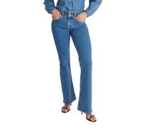 Pepe Jeans Flare Jeans MW Venus, Blu (Denim-3sa), 25 W/30 L Donna