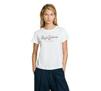 Pepe Jeans Gaia T-Shirt, Bianco (Bianco), XS Donna