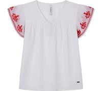 Pepe Jeans Gaulle, Blusa Bambine e ragazze, Bianco (White),16 anni