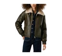 Pepe Jeans - Giacca Bomber Shearling - - Jackets - Donna - Verde - S