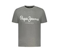 Pepe Jeans - Grigio Cotton T-Shirt - - Tops - Uomo - Grigio - XL