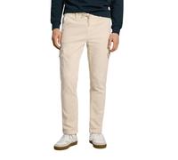 Pepe Jeans Gymdigo Cargo Pant Pantaloni, Beige (Bianco Avorio), 34 W Uomo