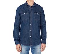 Pepe Jeans Hammond, Camicia di jeans Uomo, Blu (Denim-xv9), S