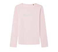 Pepe Jeans Hana Glitter L/S T-Shirt, Pink (Rosewood Pink), 14 Anni Bambina