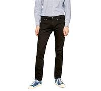 Pepe Jeans Hatch Uomo Jeans Slim Fit Vita Media, Neri (Denim-s92), 33W / 34L