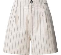 Pepe Jeans Henar Pantaloncini, Bianco (Mousse Bianco), S Donna