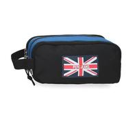 Pepe Jeans Henry Astuccio Triplo Nero 22x10x9 cm Poliestere 1,98L by Joumma Bags