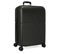 Pepe Jeans Highlight, Equipaje Maletas Unisex Adulto, Negro, 48x70x28 Cms