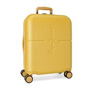 Pepe Jeans Highlight Valigia da Cabina, 40 x 55 x 20 cm, giallo, 40x55x20 cms, Valigia da cabina