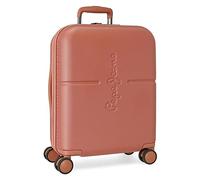 Pepe Jeans Highlight Valigia da Cabina, 40 x 55 x 20 cm, rosso, 40x55x20 cms, Valigia da cabina