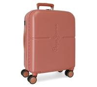 Pepe Jeans Highlight - Valigia da cabina in terracotta 40 x 55 x 20 cm, rigida ABS, chiusura TSA integrata, 37 l, 2,74 kg, 4 ruote, doppia estensibile, bagaglio a mano