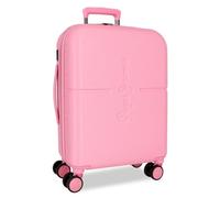 Pepe Jeans Highlight Valigia da cabina rosa, 40 x 55 x 20 cm, rigida 2,92 kg, chiusura TSA integrata ABS 2,92 kg, 37 l, bagaglio a mano by Joumma Bags, Rosa, Taglia unica, Valigia cabina