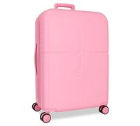 Pepe Jeans Highlight Valigia media rosa 48 x 70 x 28 cm Rigido 3,22 kg Chiusura TSA integrata ABS 3,22 kg 79LExtensible by Joumma Bags, Rosa, Taglia unica, Valigia media