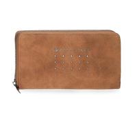 Pepe Jeans Holly Portafogli e Portafogli in Ecopelle, Nero, Marrone, Blu Marino, Diverse misure, marrone, Taglia unica, Grande portafoglio