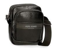 Pepe Jeans Horley - Borsa messenger da uomo, Nero, Taglia unica, Borsa a tracolla a due scomparti