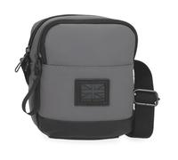 Pepe Jeans Hoxton borse e borse a tracolla, nero e blu, poliestere PU diverse dimensioni, grigio, Taglia unica, Borsa a tracolla piccola