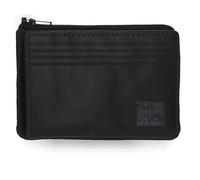 Pepe Jeans Hudson Portafoglio con Porta carte di credito nero 11 x 7 x 1,5 cm Pelle by Joumma Bags