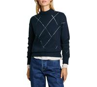 Pepe Jeans Idris Perkins Maglieria, Blu (Dulwich Blue), L Donna