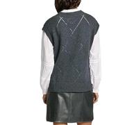 Pepe Jeans Idris Vest Maglieria, Grigio (Grigio Scuro Marl), XS Donna