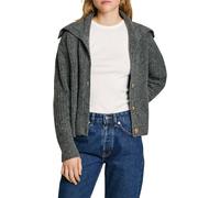 Pepe Jeans Irma Cardigan in Maglione, Grigio (Grigio Scuro Marl), XL Donna