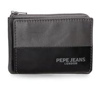Pepe Jeans Ithaca Portafoglio con Porta carte di credito Grigio 11x7x1,5 cm Pelle by Joumma Bags