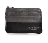 Pepe Jeans Ithaca Portafoglio con Porta carte di credito Grigio 11x7x1,5 cm Pelle by Joumma Bags