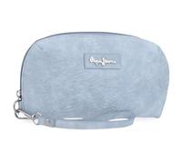 Pepe Jeans Jana, zaini casual, borse da viaggio, blu e beige, realizzati in poliestere e con dettagli in pelle sintetica, di Joumma Bags