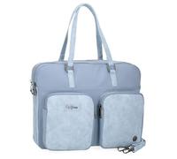 Pepe Jeans Jana, zaini casual, borse da viaggio, blu e beige, realizzati in poliestere e con dettagli in pelle sintetica, di Joumma Bags
