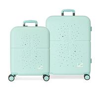 Pepe Jeans Jane - Set valigie, 48 x 70 x 28 cm, Blu, 48x70x28 cms, Set valigia