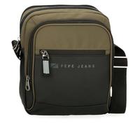 Pepe Jeans Jarvis Borsa a Mano, verde scuro, Grande tracolla