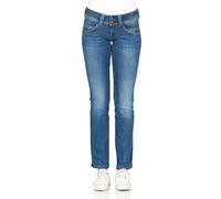 Pepe Jeans - Jeans da donna Venus, Regular Fit, Blu, Authentic Rope, W24-W34, Cotone Stretch, 27W x 30L