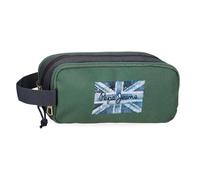 Pepe Jeans Jebb Triple Green Case 22x10x9 cm Poliestere 1,98L di Joumma Bags