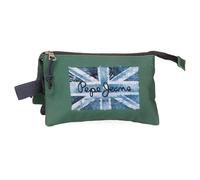 Pepe Jeans Jebb Triple Green Case 22x12x5 cm Poliestere 1,32L di Joumma Bags