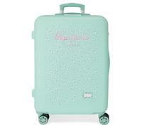 Pepe Jeans Joumma Bags - Valigia Nora media, 46 x 65 x 23 cm, rigida, 3 kg, con serratura a combinazione laterale, in ABS, 3 kg e 56 l, colore: blu