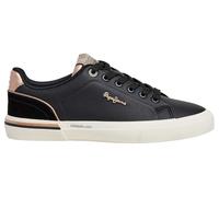 Pepe Jeans Kenton Campus W, Sneak Donna, Nero, 39 EU