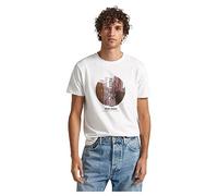 Pepe Jeans Kervin, T-shirt Uomo, Bianco (Off White),XXL