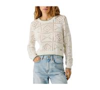 Pepe Jeans, ,Knitwear ,Donna ,Bianco ,M Kas Maglieria Girocollo