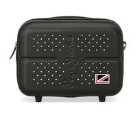 Pepe Jeans Laila Beauty case adattabile con tracolla nera 29 x 21 x 15 cm rigido ABS 9,14 L