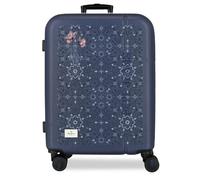 Pepe Jeans Lenay Medium Blu Navy Valigia 48x68x27 cm Rigido ABS Combination Closure 72L 3.48kg 4 Doppie Ruote Estensibile di Joumma Bags