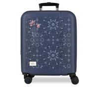 Pepe Jeans Lenay - Valigia da cabina marina, 40 x 55 x 20 cm, rigida ABS, chiusura a combinazione integrata, 37 l, 2,6 kg, 4 ruote doppie bagaglio a mano by Joumma Bags