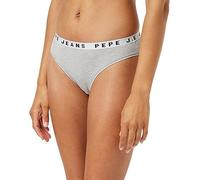 Pepe Jeans Logo Bikini, Intimo in Stile Bikini Donna, Grigio (Grey Marl),M