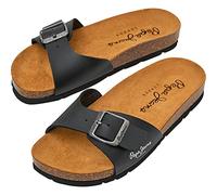 Pepe Jeans London Bio Single Champion B Uomo Regular Fit Sandali anatomici, Blu Lavaggio