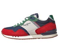 Pepe Jeans LONDON FOREST B, Scarpa da ginnastica Bambini e ragazzi, Rosso (Rosso), 34 EU