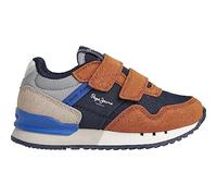 Pepe Jeans LONDON FOREST BK, Scarpa da ginnastica Bambini e ragazzi, Marrone (Cognac), 25 EU