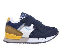 Pepe Jeans London Life BK, Sneak Bambini e Ragazzi, Blu Marino Blu, 45 1/3 EU