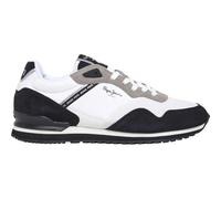 Pepe Jeans London Life M, Sneak Uomo, Nero Grigio Ebanizzato, 42 EU