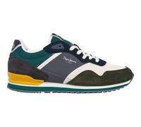 Pepe Jeans London Life M, Sneak Uomo, Verde Kaki Verde, 43 EU