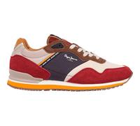 Pepe Jeans London Link M Sneak, Rosso (Red Dahlia Red), 42 EU, Rosso Rosso Dalia Rosso, 10 UK