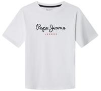 Pepe Jeans T-Shirt New Art da Ragazzo, Bianco (Bianco), 14